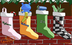 Christmas Socks Wallpaper, Ndbag The Boogeyman