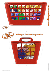 Easter hamper nest color