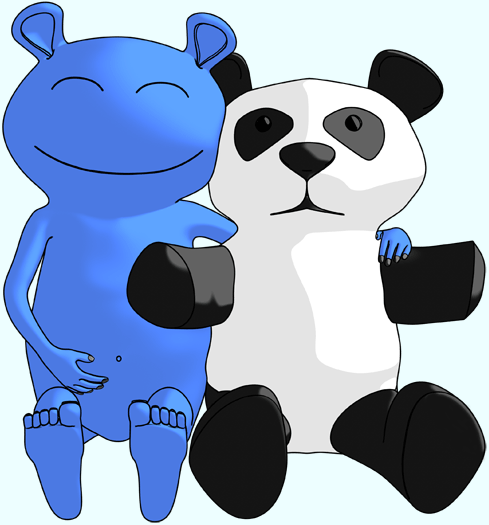 Pandaman Character of Ndbag The Boogeyman